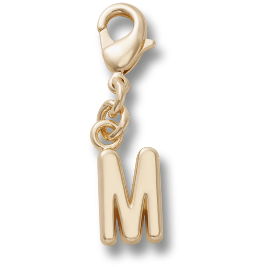 Gold Letter M Charm - US 4156