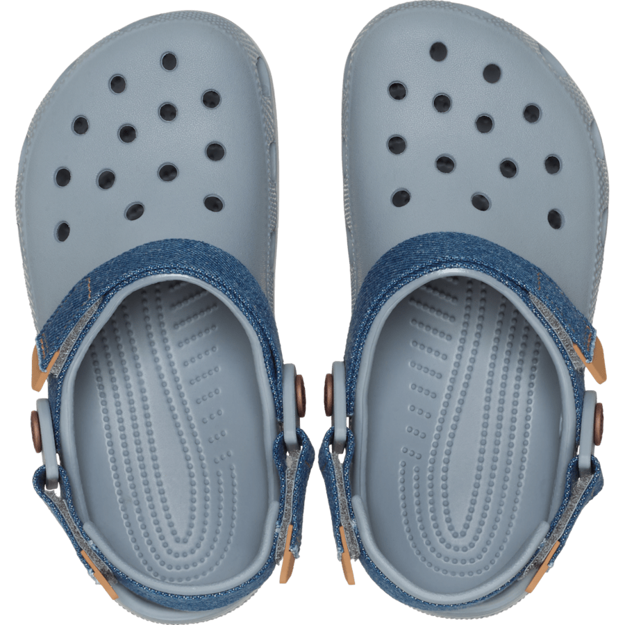 Kids' Classic Denim Adjustable Backstrap Clog - US 4796