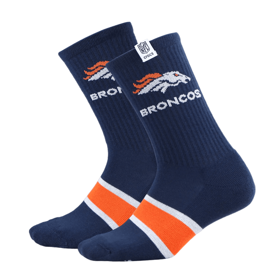 NFL Denver Broncos Crocs Socks - US 7320