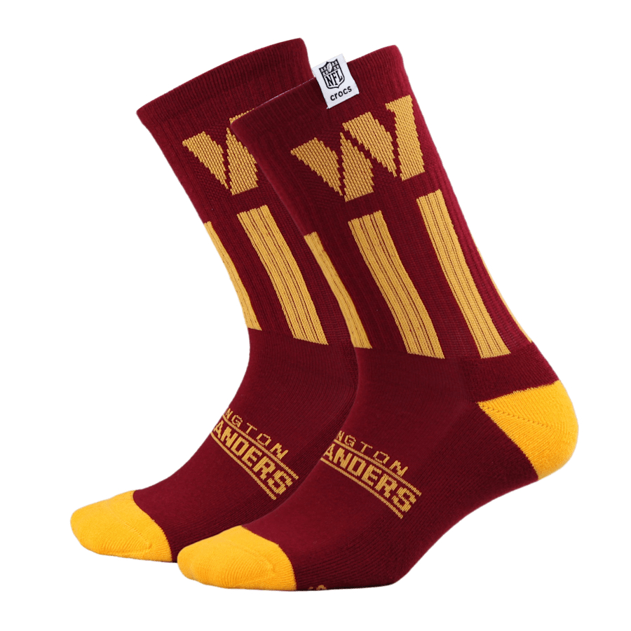 NFL Washington Commanders Crocs Socks - US 4995