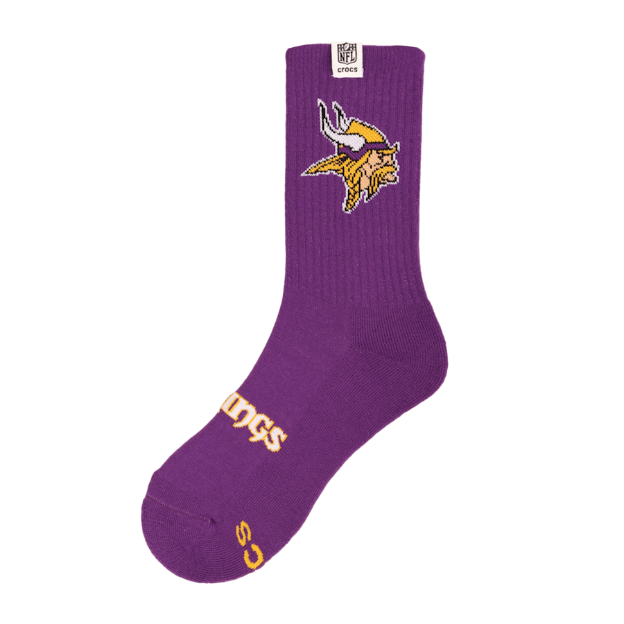 NFL Minnesota Vikings Crocs Socks - US 4461