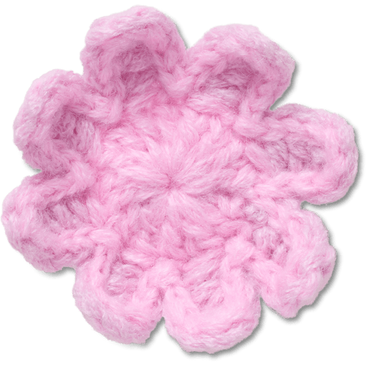Crochet Light Pink Flower - US 1542