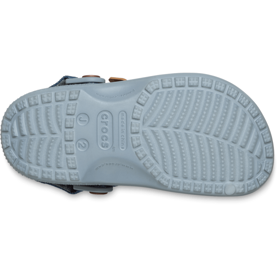 Kids' Classic Denim Adjustable Backstrap Clog - US 4796