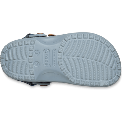 Kids' Classic Denim Adjustable Backstrap Clog - US 4796
