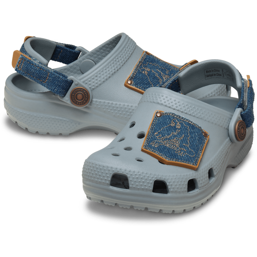 Toddler Classic Denim Adjustable Backstrap Clog - US 8011