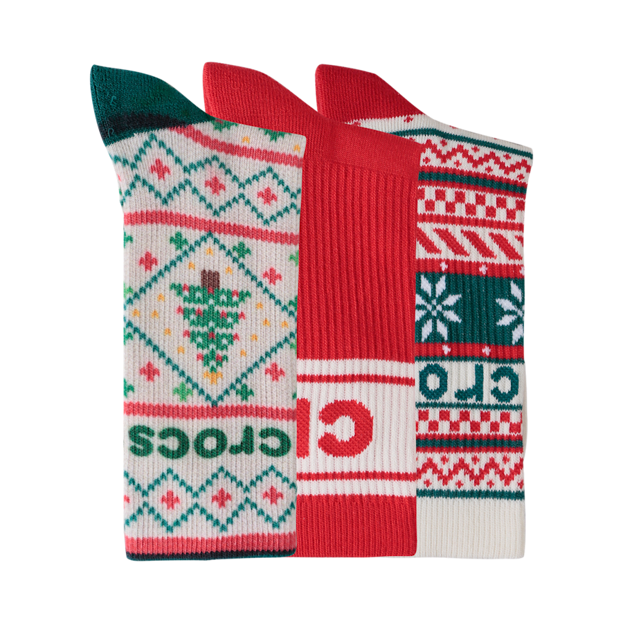 CrocsSocks Sweater Print 3-Pack - US 7669
