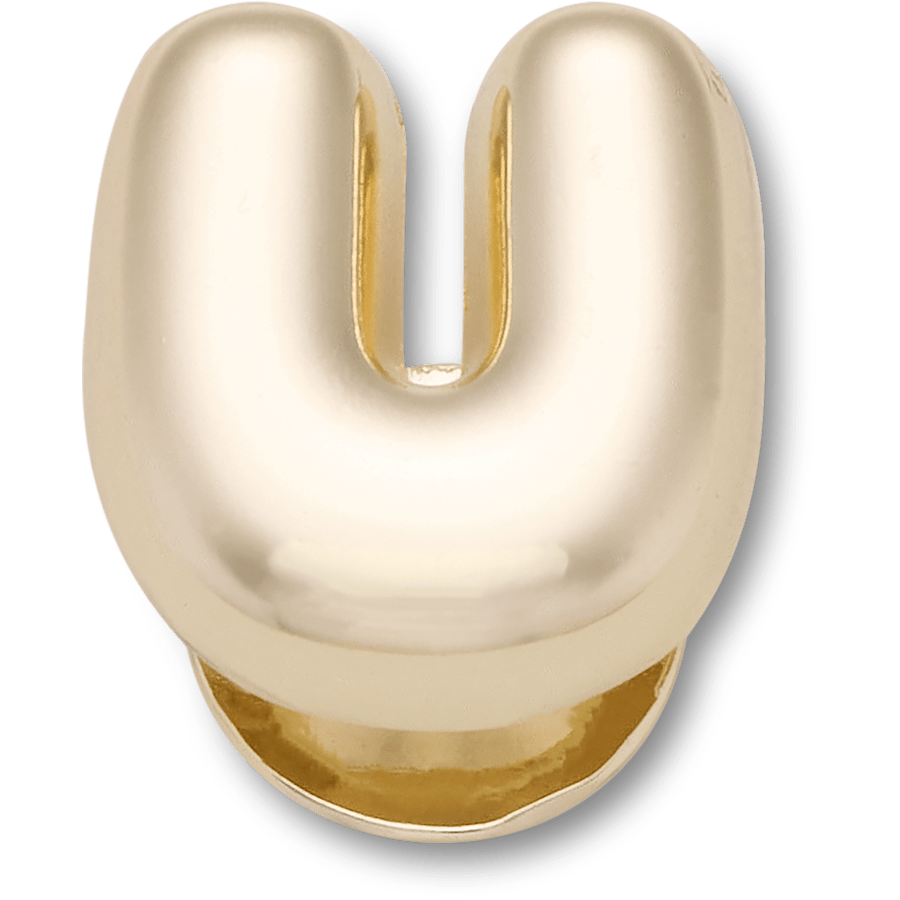 Gold Bubble Letter U - US 8406