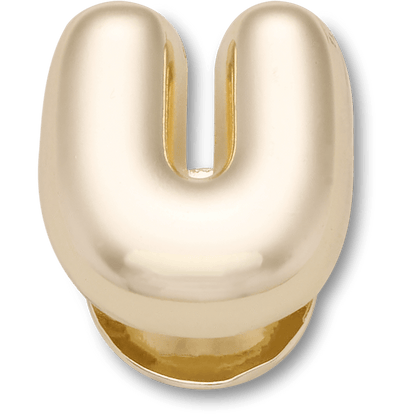 Gold Bubble Letter U - US 8406