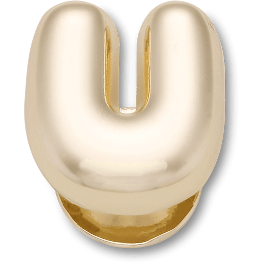 Gold Bubble Letter U - US 8406
