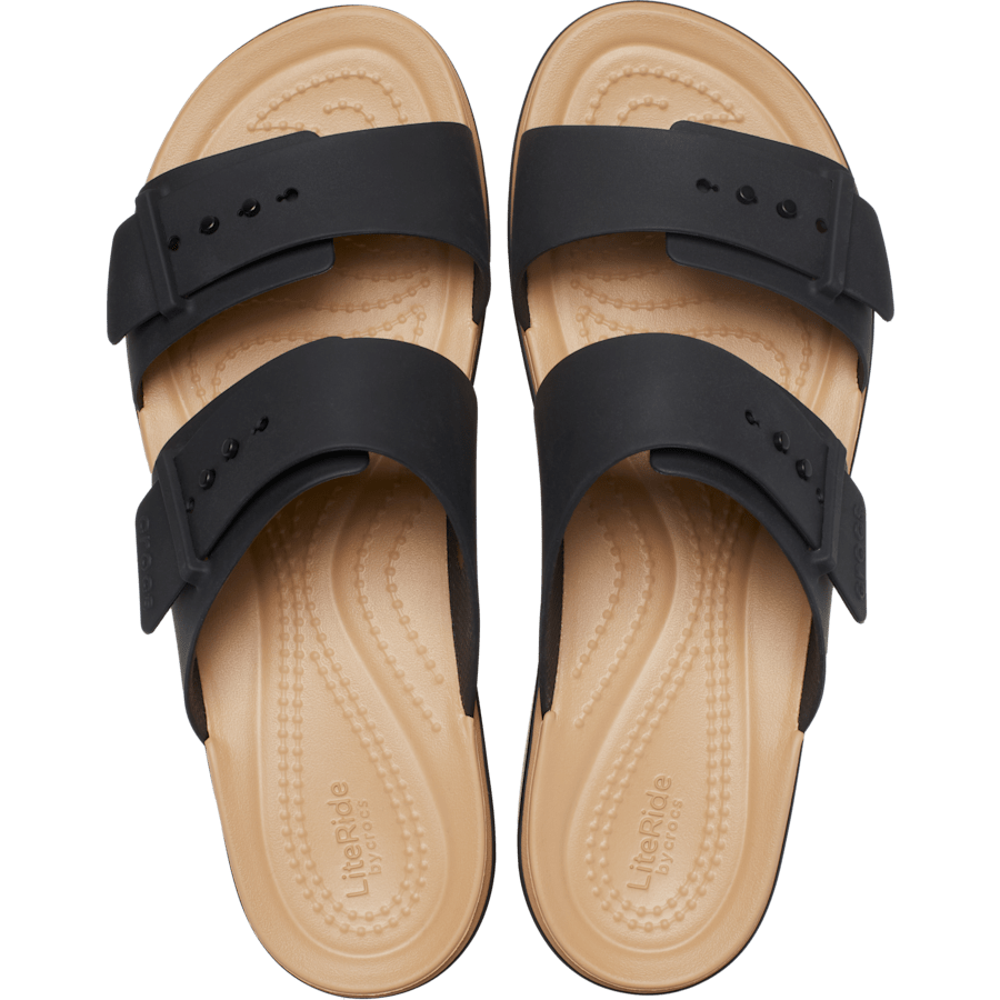 Brooklyn Buckle Low Wedge Matte Wrap Sandal - US 3733