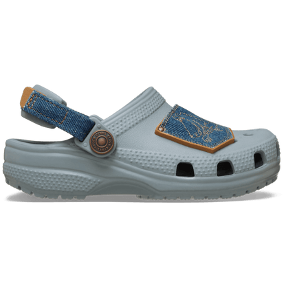 Toddler Classic Denim Adjustable Backstrap Clog - US 8011
