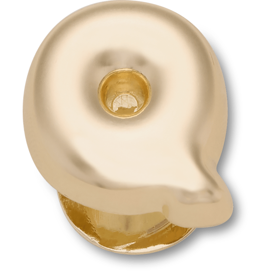 Gold Bubble Letter Q - US 3472