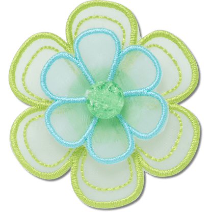 Green Mesh Flower - US 9484