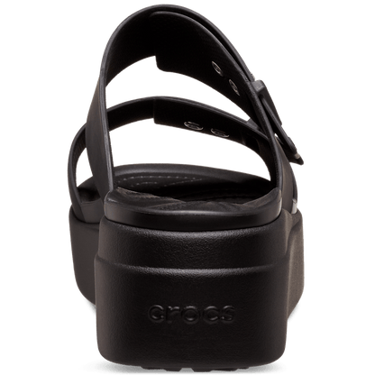 Brooklyn Buckle Low Wedge Sandal - US 4252