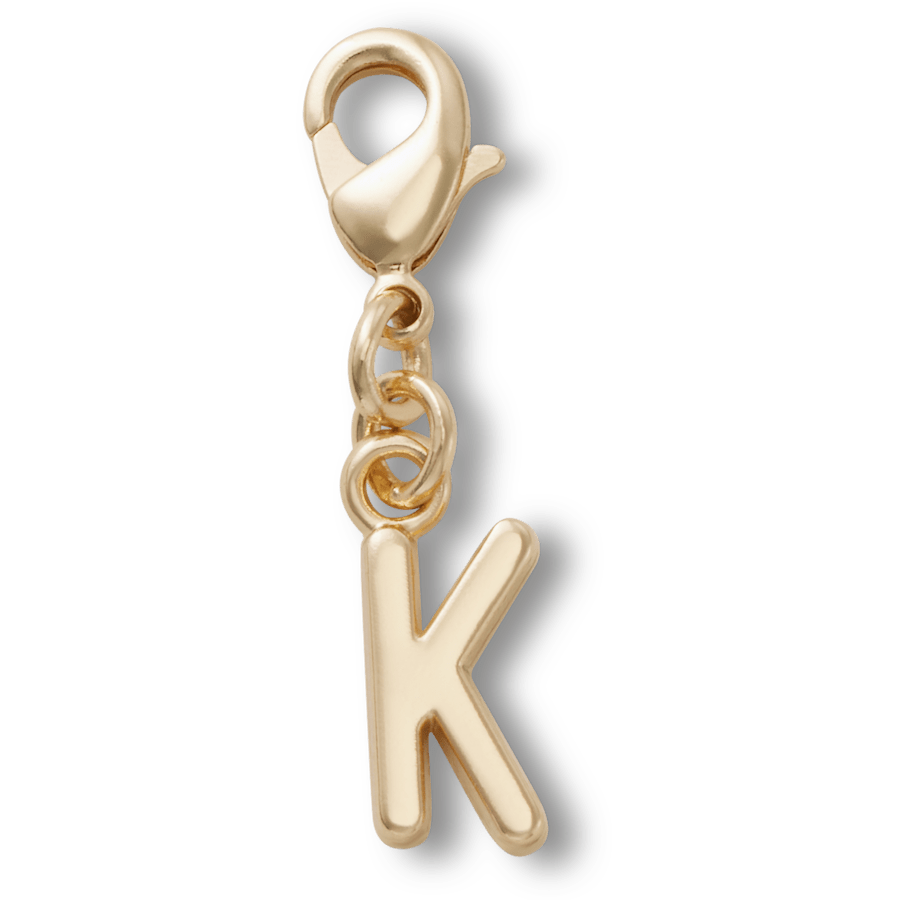 Gold Letter K Charm - US 8001