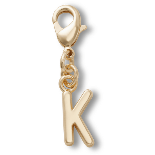 Gold Letter K Charm - US 8001