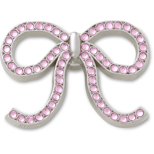 Pink Glittery Bow - US 8419