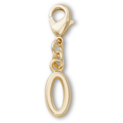 Gold Letter O Charm - US 4800