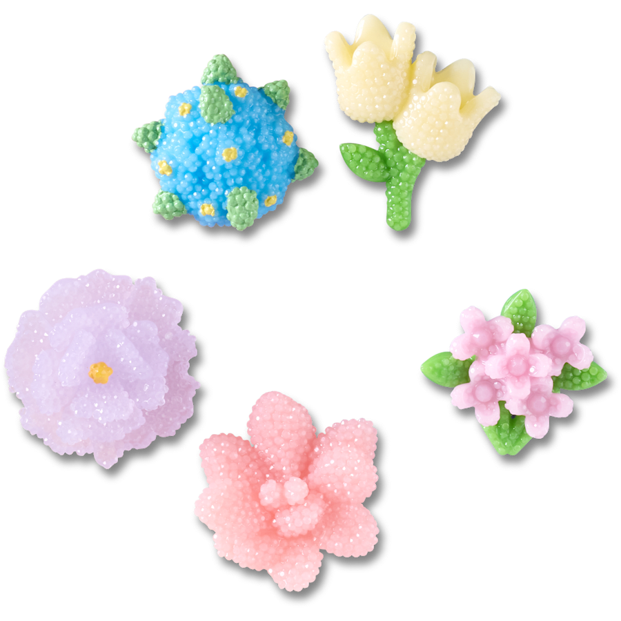 Beaded Flowers 5 Pack - US 3975